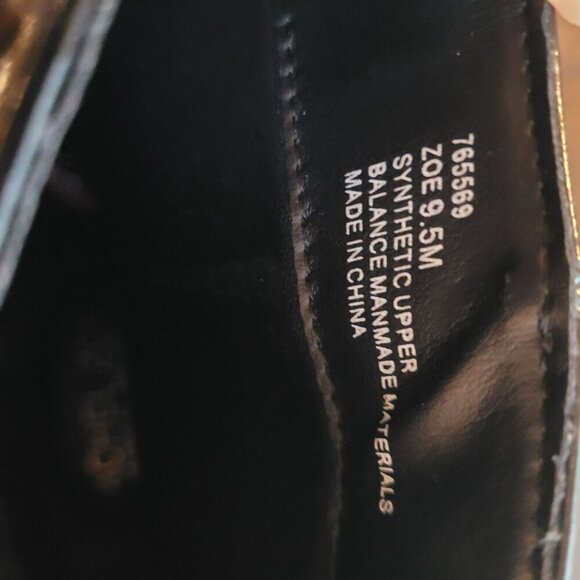 Rachel Zoe Black Patent Leather-Look High Heel Ankle Boots Size 9.5M - Picture 5 of 7